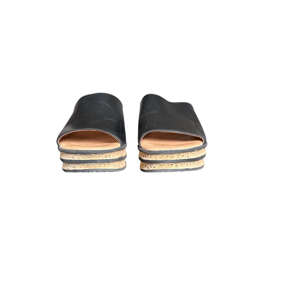 Gabor Black Slide Sandals